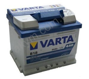 VARTA BLUE Dynamic 12V 544402044, Аккумулятор автомобильный 12v VARTA B18 Blue dynamic 44 Ач, 207x175x175, 440А, B13