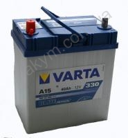 VARTA BLUE Dynamic 12V 540127033, Аккумулятор автомобильный 12v VARTA A15 Blue dynamic 40 Ач, 187x127x227, 330А, B00, тонкие клеммы