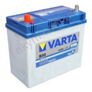 VARTA BLUE Dynamic 12V 545157033 (545157033), Аккумулятор автомобильный 12v VARTA B33 Blue dynamic 45 Ач, 238x129x227, 330А, B00, тонкие клеммы