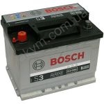 BOSCH 0092S30060, Аккумулятор автомобильный 12V Bosch S3 006 56 Ач, (556 401 048) 242х175х190, 480А