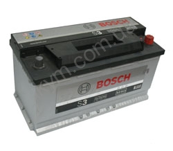 Автомобильный аккумулятор  BOSCH (БОШ) купить в Киеве, BOSCH  0092S30120, Аккумулятор автомобильный 12V Bosch S3 012 88 Ач, (588 403 074) 353х175х175, 740А