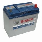 BOSCH  0092S40200, Аккумулятор автомобильный 12V Bosch S4 020 Silver 45 Ач, (545 155 033) 238х129х227, 330А, B00, Asia, тонкие клеммы