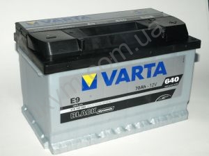VARTA BLACK Dynamic 12V 570144064 (570146064), Аккумулятор автомобильный 12v VARTA E9 Black dynamic 70 Ач, 278x175x175, 640А, B13