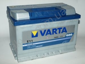 VARTA BLUE Dynamic 12V 574012068 (574012068), Аккумулятор автомобильный 12v VARTA E11 Blue dynamic 74 Ач, 278x175x190, 680А, B13