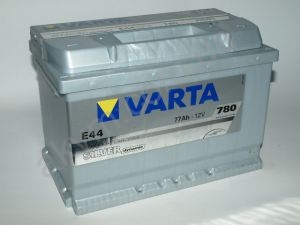 VARTA SILVER Dynamic 12V 577400078, Аккумулятор автомобильный 12v VARTA E44 Silver dynamic 77 Ач, 278x175x190, 780А, B13