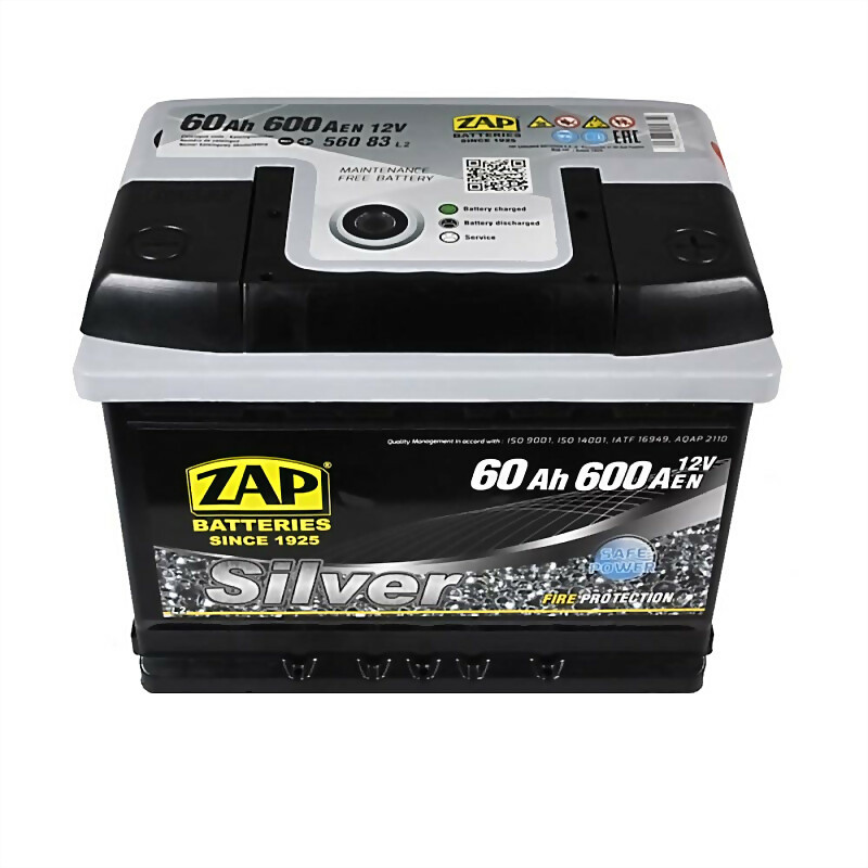 Акция! ZAP Silver 55Ah 520A (R+) – надежный АКБ с увеличенным сроком службы