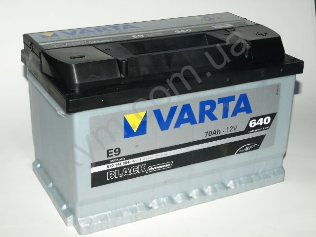VARTA BLACK Dynamic 12V 570144064