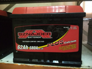 SZNAJDER 560 98 — 60Ач 560А (L+), универсальная батарея для авто