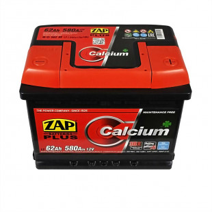 Акция! ZAP Plus Calcium Asia 60Аh 480А (R+) – кальциевый АКБ для азиатских авто