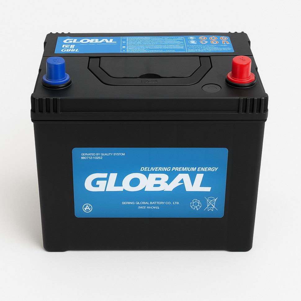 Автомобильный аккумулятор GLOBAL Asia EFB 70Ah R+ — оригинал, гарантия