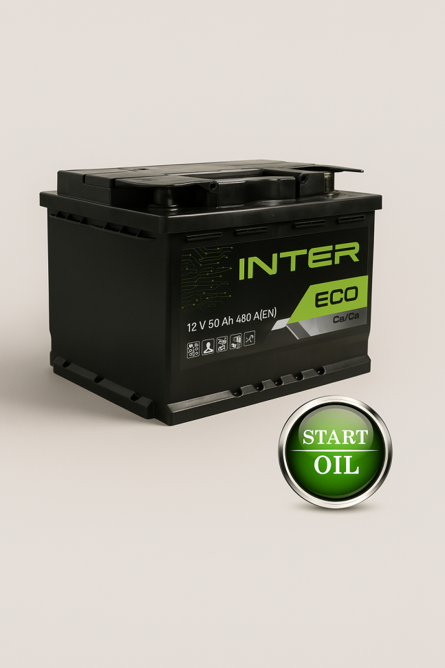 Автоаккумулятор INTER Eco 77Ah полярность L+ с доставкой по Киеву