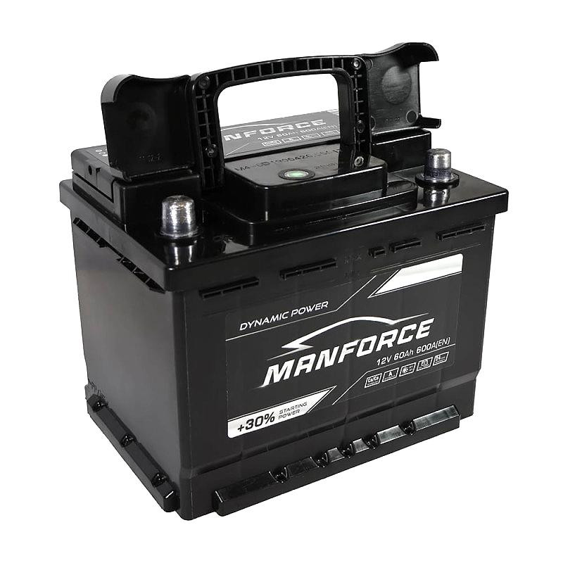 Автомобильный аккумулятор MANFORСE 60Ah 600A R+ SMF – усиленный старт