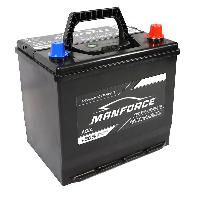 Автомобильный аккумулятор MANFORСE Asia 55Ah R+ SMF – азиатский стандарт