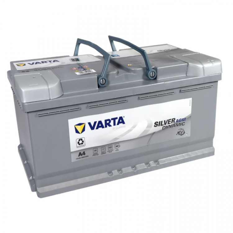 VARTA Silver Dynamic AGM (A4) 105Ah 950А R+ (L6), Аккумулятор