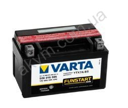 VARTA moto AGM 12V 506015005 "YTX7A-4 YTX7A-BS"