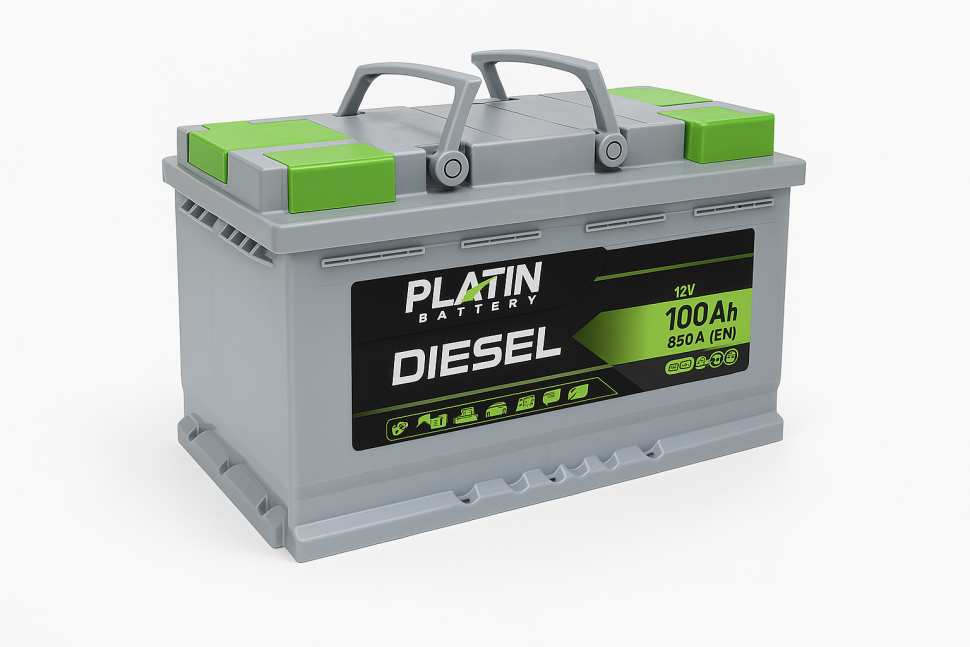 АКБ PLATIN Silver Diesel MF 100Ah R+ – дизельные двигатели