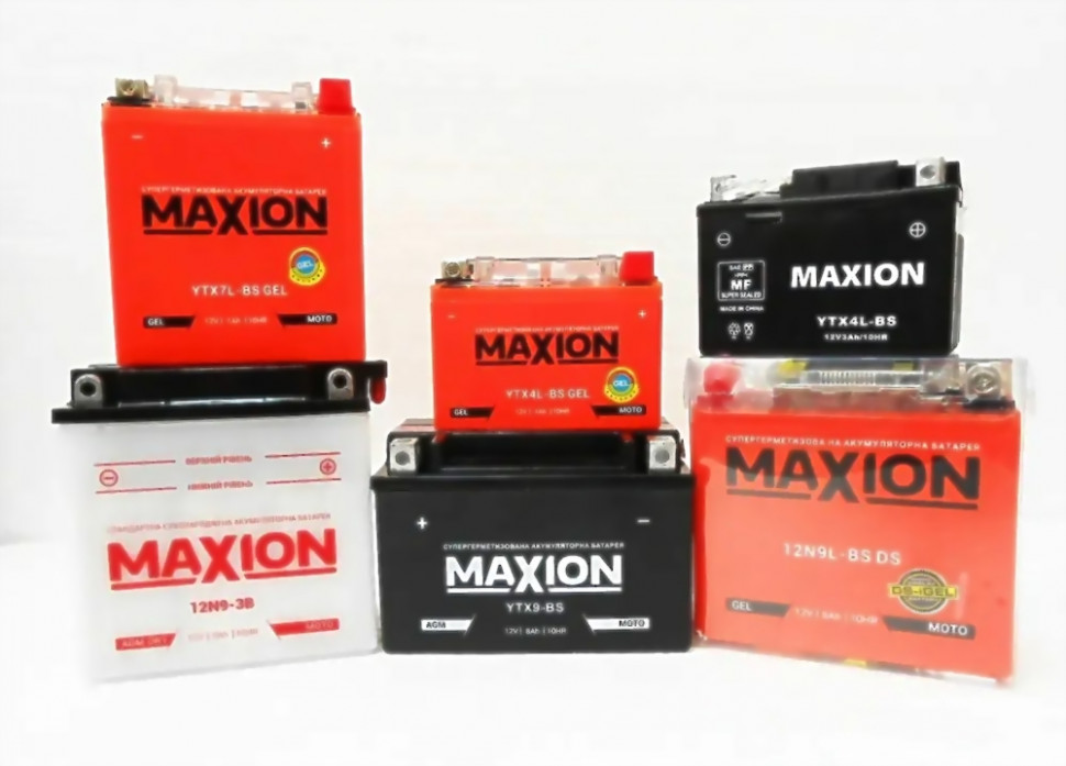 Залитая AGM батарея MAXION 12V 18A (MXBM-YTX20-BS AGM)