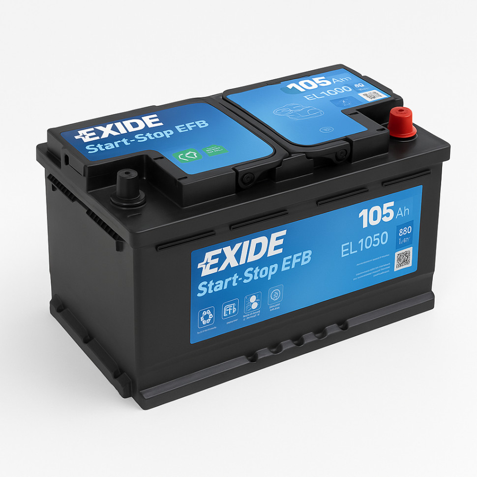 Автомобильная батарея EXIDE Start-Stop EFB 60Ah полярность R+ – экономичный вариант